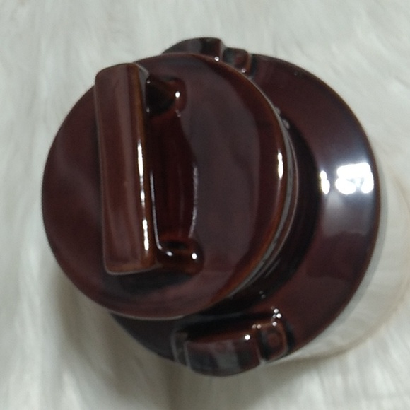 Mccoy Vintage 1970's Carved Wooden Eagle Cookie Jar In Perfect Condition - Picture 8 of 13